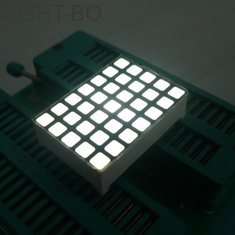 Biały wyświetlacz LED z matrycą 5x7 z matrycą LED o wysokiej wydajności