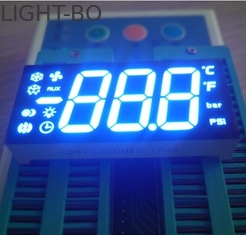 Dostosowany trzyczęściowy 7-segmentowy wyświetlacz LED 47 x 22 x 9 mm Wymiary zewnętrzne