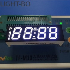 Ultra biały niestandardowy wyświetlacz LED, 4-cyfrowy siedmiosegmentowy wyświetlacz Wspólna anoda dla timera piekarnika