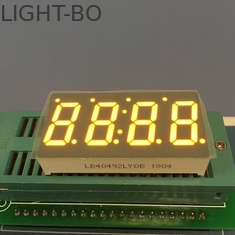 0,49 lnch 4 cyfry 7 segmentowy wyświetlacz LED Bursztynowy kolor dla wskaźnika temperatury