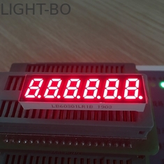 0.3" 6 Digit 7 Segment Led Display Small Size Super Red Common Cathode Polarity