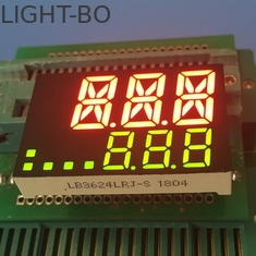 Wysoki poziom jasności Niestandardowy wyświetlacz LED Wspólna katoda dla wskaźnika temperatury