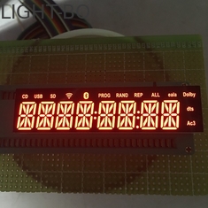 Alfanumeryczny wyświetlacz LED Bluetooth Audio 8 cyfr 14 segmentów Ultra Red Łatwy montaż