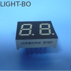 Wysoki poziom jasności Dwucyfrowy 7-segmentowy wyświetlacz numeryczny LED 0,36 cala Dostępne różne kolory
