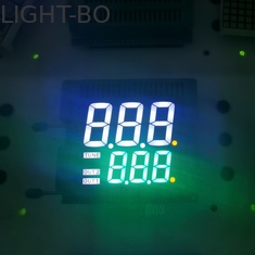 3-cyfrowy 7-segmentowy wyświetlacz LED Podwójna linia 120mcd 20mA dla tablicy rozdzielczej