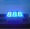 Numeryczny wyświetlacz LED 0,36 cala, niebieski 7-segmentowy wyświetlacz LED 80mcd - 100mcd