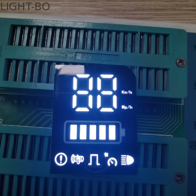 10,4 mm 7-segmentowy wyświetlacz LED 120mcd do skutera elektrycznego