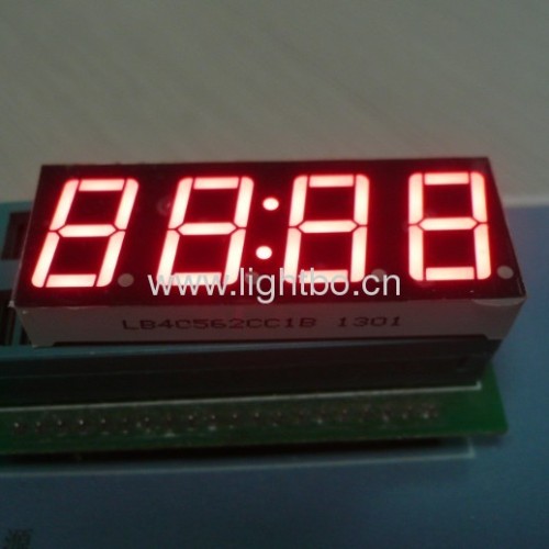 Super jasnozielona wspólna anoda 4-cyfrowy wyświetlacz o przekątnej 0,56 cala z 7-segmentowym wyświetlaczem zegara