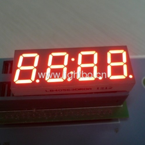4 cyfry 0,56 cala Wspólna katoda Ultra jasny czerwony 7 segmentowy wyświetlacz LED