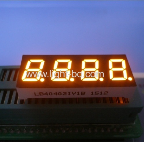 4 cyfry 0.4 wspólna anoda czysty zielony 7-segmentowy wyświetlacz LED na desce rozdzielczej
