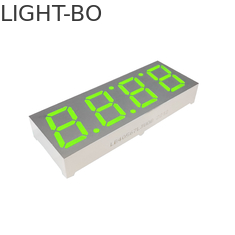Żółty Zielony 4-cyfrowy 0,56-calowy 7-segmentowy wyświetlacz LED Biały segment Szara powierzchnia