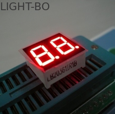 Czerwona dioda LED 7,6 cala Dual Digit 7 segmentów wyświetla wysoką jasność dla urządzenia elektronicznego