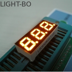 Trójpikselowy wyświetlacz LED z trzema cyframi multipleksowanie wskaźnika żółtego