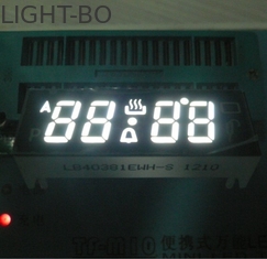 DIP / SMD Pin Niestandardowy wyświetlacz LED, wspólny segment katodowy 7 Wyświetlacz segmentowy Pure White