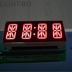4-cyfrowy 7-segmentowy alfanumeryczny wyświetlacz LED Jasny czerwony na tablicy rozdzielczej
