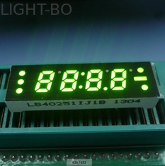 Wysoki wskaźnik świetlny 0,25 cala 4 cyfry Siedmiosegmentowy wyświetlacz LED Wspólna anoda