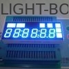 Wyświetlacz LED o przekątnej 10,2 mm, 6-cyfrowy 7-segmentowy, stabilny kolor niebieski / żółty