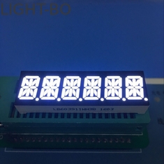 Ultra biały 10mm Sześciocyfrowy 14-segmentowy wyświetlacz LED wyświetla wspólną anodę panelu instrumentów