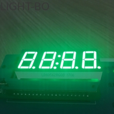 Czysty zielony 4 cyfrowy 7 segmentowy zegar z wyświetlaczem Wyświetlanie wspólnej anody 0,56 cala dla tablicy rozdzielczej