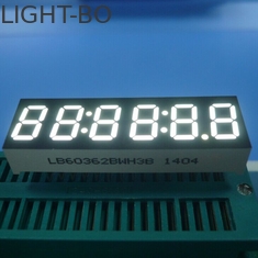 Wyświetlacz LED 6 segmentowy 7-segmentowy, ultralekki biały LED Diplay z zegarem 0,36 cala