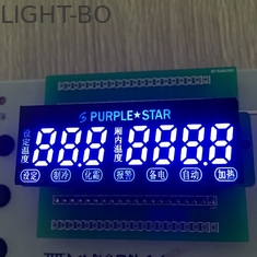 7-cyfrowy wyświetlacz LED segmentu Custom Ultra Blue do kontroli temperatury
