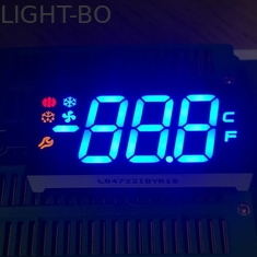 Potrójna cyfra 7 Segmentowy niestandardowy wyświetlacz LED Wspólna biegunowość anody 17 mm Cyfra Wysokość