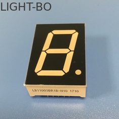 Pojedynczy 7-segmentowy wyświetlacz LED Wspólna anoda 60-70mcd Natężenie świetlne 14,2 mm