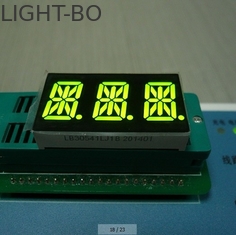 Super Amber Potrójny 14-segmentowy wyświetlacz LED Pełny kolor 0,56 cala do wskaźnika cyfrowego