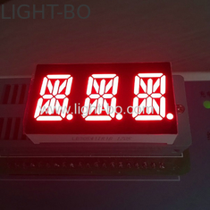 Potrójny 14-segmentowy wyświetlacz LED Wspólna katoda czerwona dla tablicy rozdzielczej