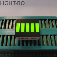 5-segmentowy pasek świetlny LED ze wspólną katodą 574 nm do wyświetlania baterii