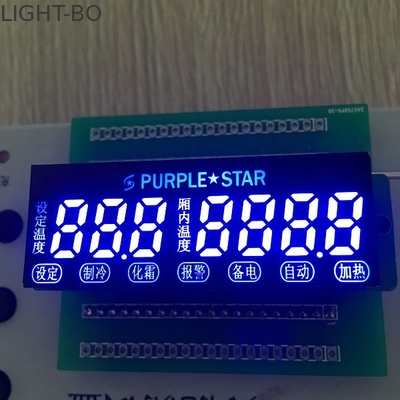 Dobra cena. 7-cyfrowy wyświetlacz LED segmentu Custom Ultra Blue do kontroli temperatury w Internecie