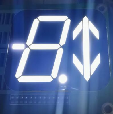 Dobra cena. Bardzo jasny biały 1,2-calowy 7-segmentowy wyświetlacz LED + strzałka do wskaźnika piętra windy 40*46mm w Internecie