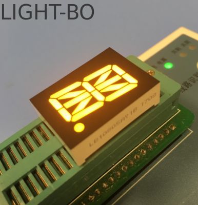 Dobra cena. 0.8inch 16 Segment Alphanumeric LED Display Yellow Single Digit Common Anode For Elevator Indicator w Internecie