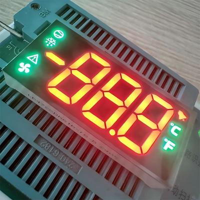 Dobra cena. 3-cyfrowy 7-segmentowy wyświetlacz LED, 0,67 cala (17 mm), dwukolorowy (ultra jasny czerwony/czysty zielony), wspólna katoda do domu w Internecie