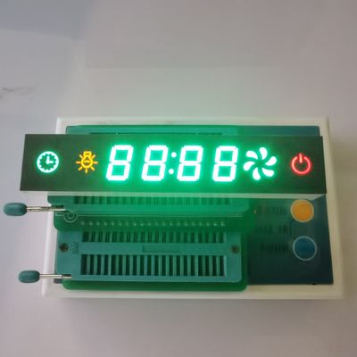 Dobra cena. Niestandardowy 4-cyfrowy wyświetlacz siedmiosegmentowy Ultra Bright Grenn Black Film membrana w Internecie