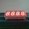 Ultra czerwony 4-cyfrowy 7-segmentowy wyświetlacz LED 0,30 &quot;dla wskaźnika temperatury / wilgotności Wspólna katoda