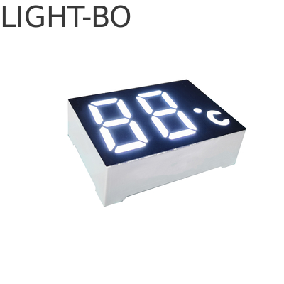 Wyświetlacz LED 2 segmentowy 7 segmentów Ultra Bright White LED Kolor 120-140mcd Natężenie światła