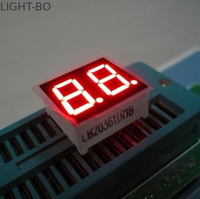 Dobra cena. Czerwona dioda LED 7,6 cala Dual Digit 7 segmentów wyświetla wysoką jasność dla urządzenia elektronicznego w Internecie