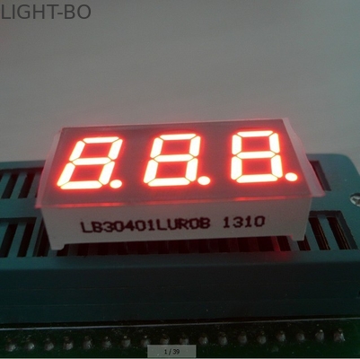 Cyfrowy wyświetlacz LCD z trzema cyframi 7 segmentów Wskaźnik LED na tablicy rozdzielczej 0,40 cala