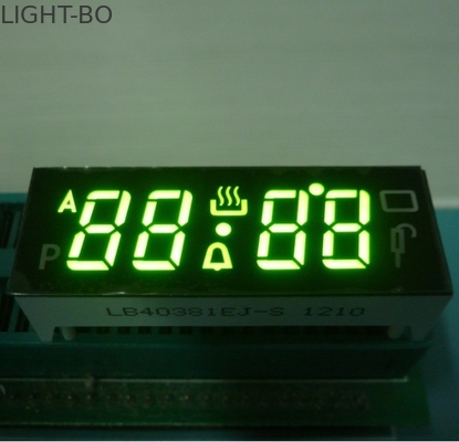 Black Face Numeryczny wyświetlacz LED, 7 segmentowy wyświetlacz 4-cyfrowy z temperaturą roboczą 120C