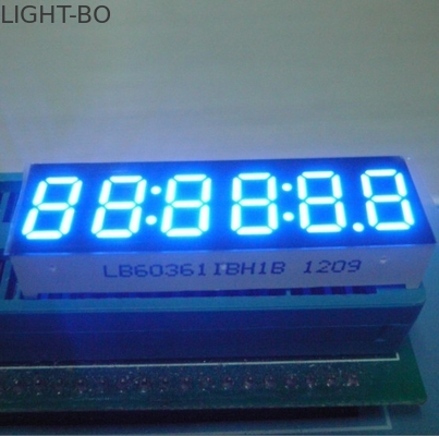 Dobra cena. Ultra Bright Blue 6 cyfrowy 7 segmentowy wyświetlacz LED 0,32 cala z czarną powierzchnią w Internecie