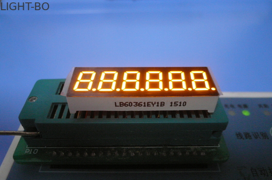 7 segmentowy wyświetlacz LED 0,36 cala Ultra Bright Amber dla wag elektronicznych