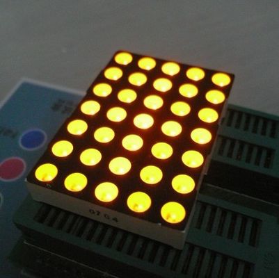 5mm 5x7 Dot Matrix Led Display Ultra Bright Yellow szeroko do ruchomych znaków