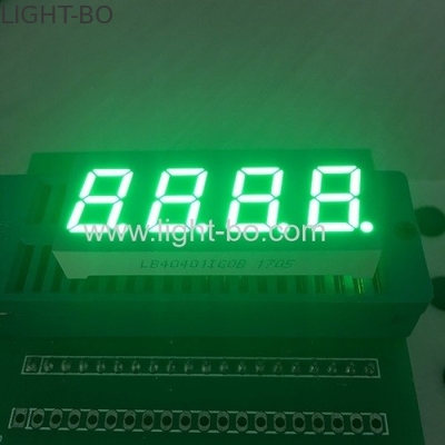 Four Digit 7 segmentowy Numeryczny wyświetlacz LED 0,4 cala czysty zielony do kontroli temperatury
