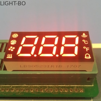 SGS Custom LED Display, Multi-color 7-segmentowy wyświetlacz do odszraniania temperaturowego
