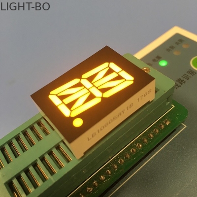 Wyświetlacz LED Super Amber z szesnastoma segmentami 0,8 cala do sterowania automatyką