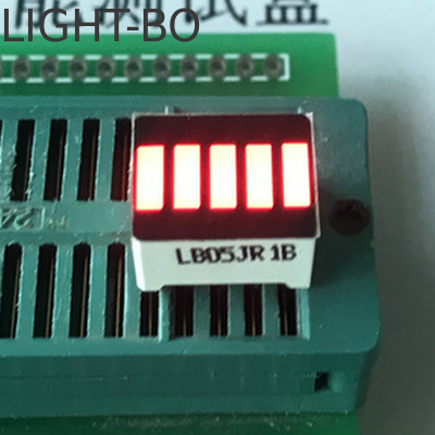 Czerwony kolor Anodę pięciu segmentów światła LED bar segment LED wyświetlacz dla baterii