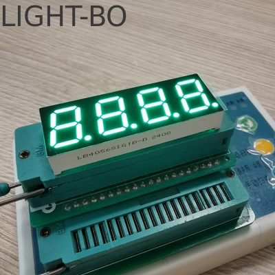Jasny czyste zielony 0,56 cala 4 cyfry 7 segmentów LED wyświetlacz dla instrumentów sterowania