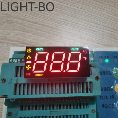 Wielokolorowy Custom 3-cyfrowy 7-segmentowy LED Display Wspólny Katodę Jednorzędowy Pin