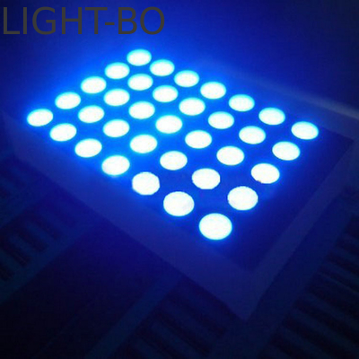 5x7 Matryca kropkowa wyświetlacz LED Prąd naprzód 12-15mA/LED Zasilanie 5V dla świateł ostrzegawczych pojazdów awaryjskich
